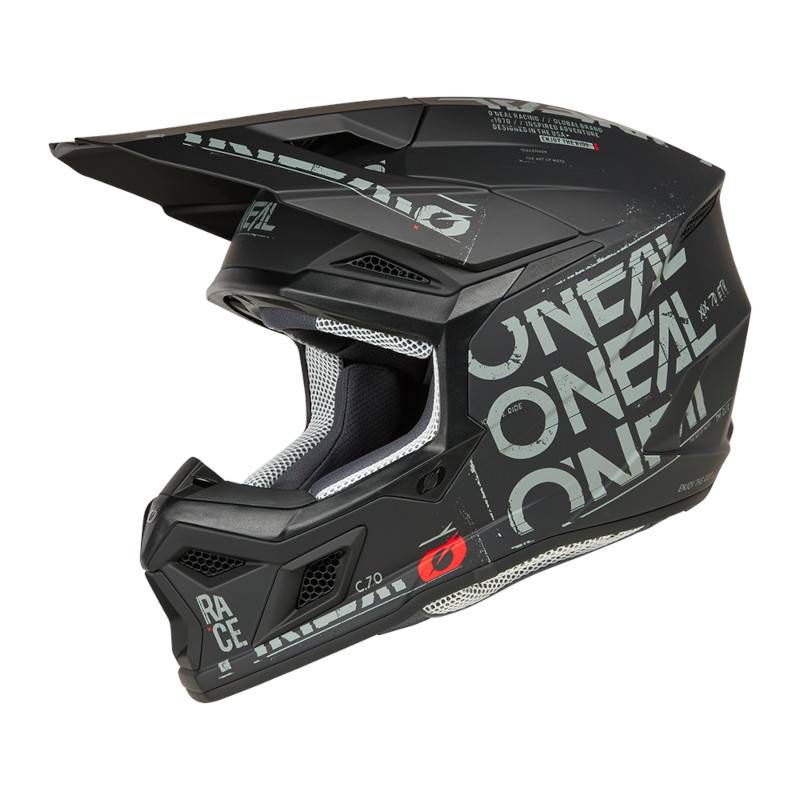 O´NEAL 3SRS 3SERIES STATIC V.25 HELM SCHWARZ/GRAU