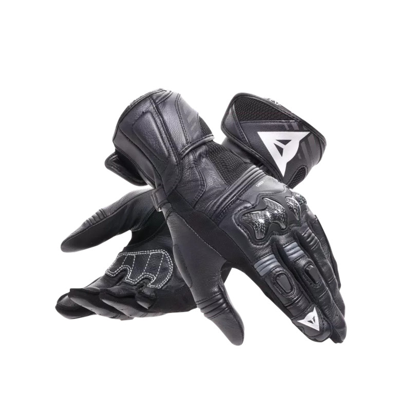 DAINESE REACTO CARBON LONG DAMEN HANDSCHUHE SCHWARZ/ANTHRAZIT