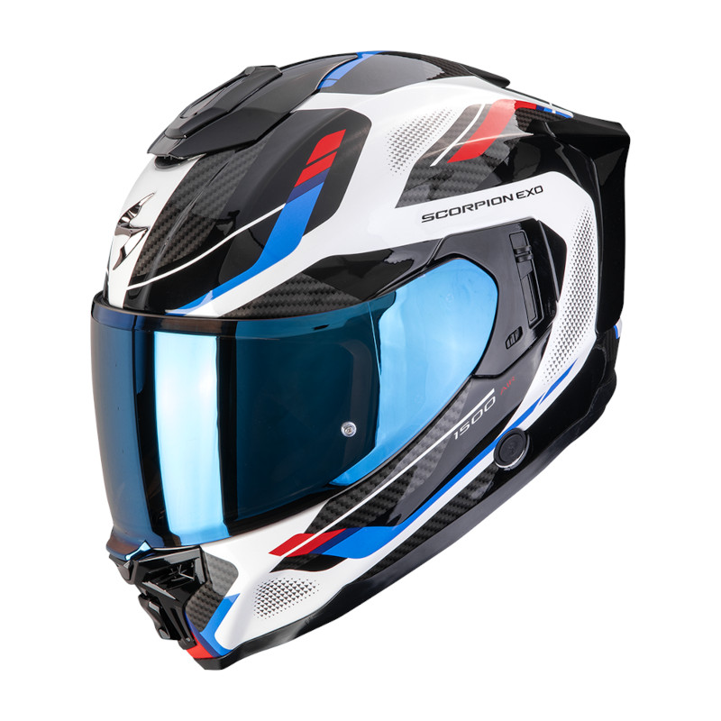 SCORPION EXO-1500 AIR SLEEK WEISS/ROT/BLAU