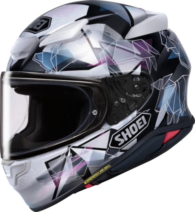 SHOEI NXR 2 ORIGAMI2 TC-5 SCHWARZ/WEISS/BLAU/PINK