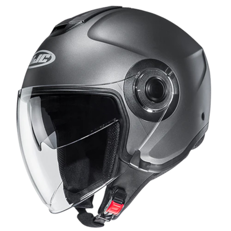 HJC I40N SOLID SEMI/MATT/TITANIUM