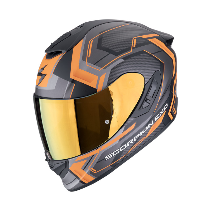 SCORPION EXO-1400 EVO II AIR LINART MATT/SCHWARZ/ORANGE