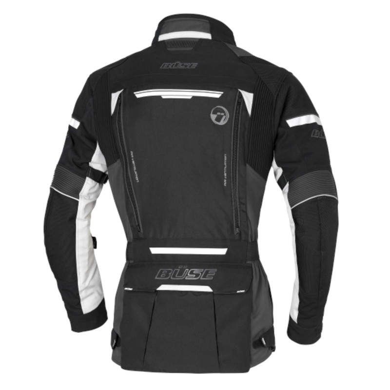 BÜSE HIGHLAND III DAMEN TEXTILJACKE SCHWARZ/HELLGRAU
