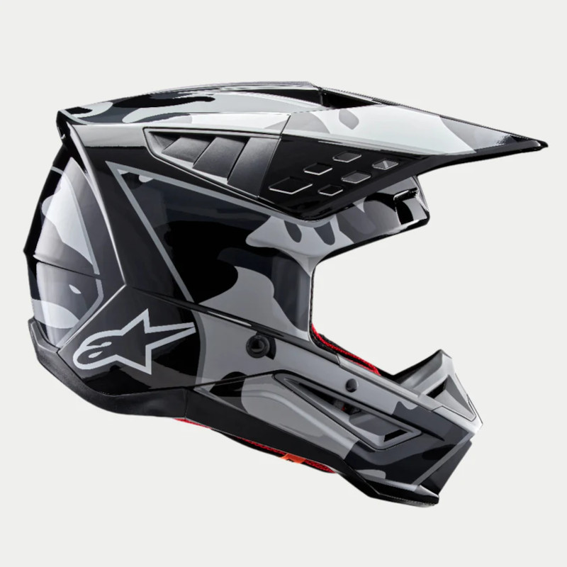 ALPINESTARS S-M5 ROVER 2 HELM ECE 22.06 SCHWARZ/SILBER