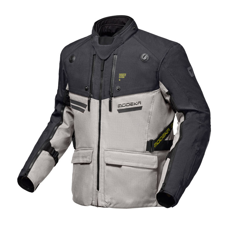MODEKA ATLAZ JACKE HELLGRAU/SCHWARZ