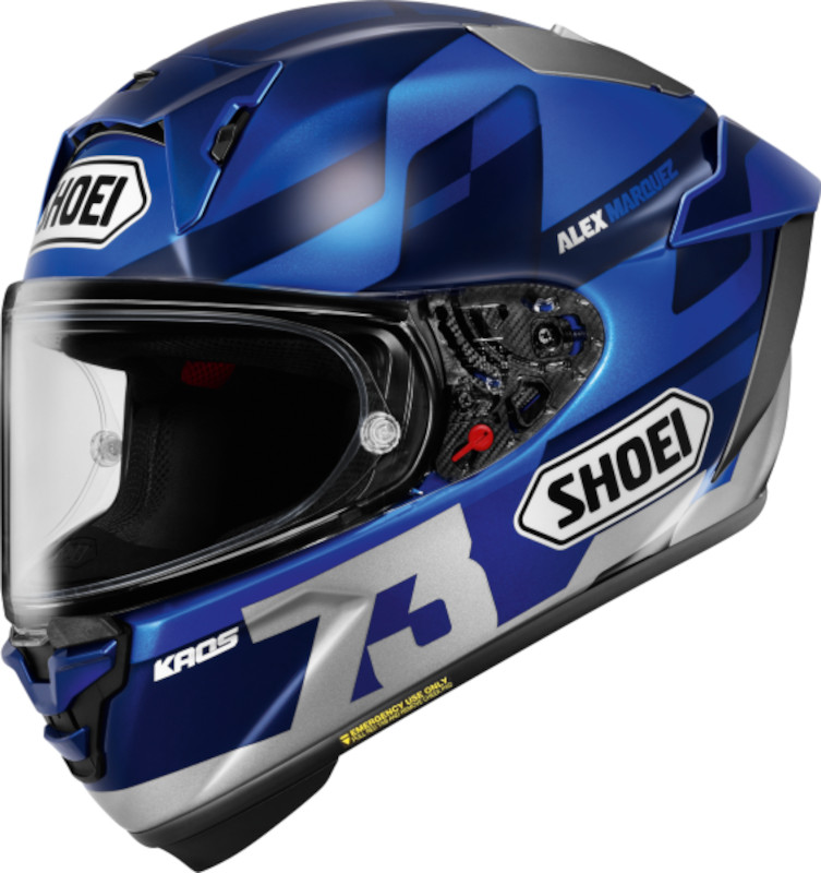 SHOEI X-SPR PRO A. MARQUEZ 73 V3 TC-2 BLAU/WEISS/SCHWARZ