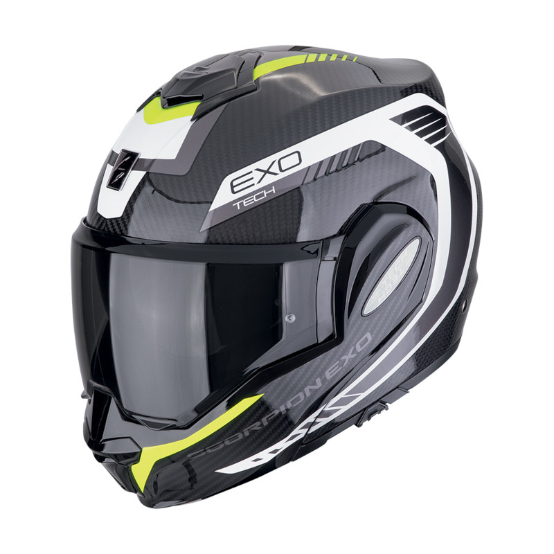 SCORPION EXO-TECH EVO CARBON COSY SCHWARZ/NEON-YELLOW