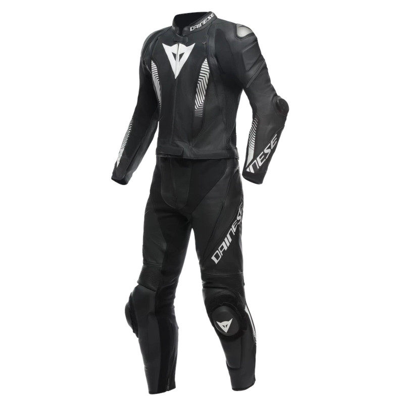 DAINESE LAGUNA SECA 5 2PC LEDERKOMBI SCHWARZ/WEIß