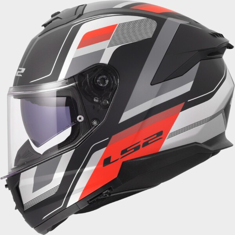 LS2 FF808 STREAM II VINTAGE MATT/SCHWARZ/GRAU/ROT