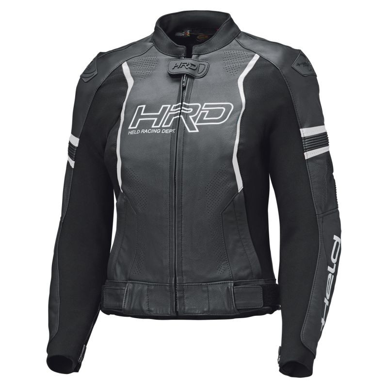 HELD STREET ROCKET 4 TOP DAMEN LEDERJACKE SCHWARZ/WEIß