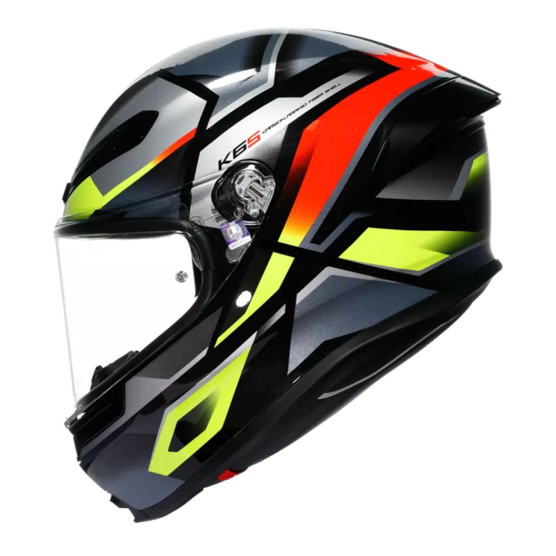 AGV K6 S E2206 MPLK ERAZER SCHWARZ/ROT/FLUO/GELB
