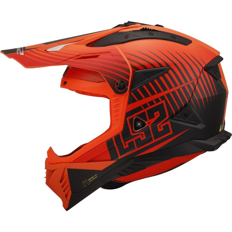 LS2 MX708 FAST II DUCK MATT/NEONORANGE/ROT LS2 MX708 FAST II DUCK MATT/NEONORANGE/ROT