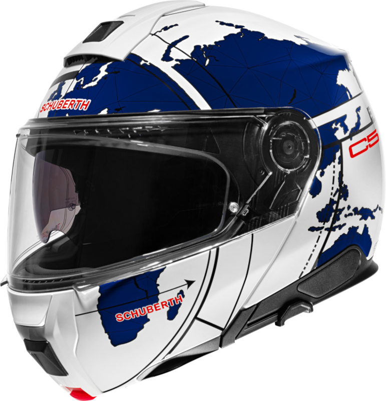 SCHUBERTH C5 GLOBE BLUE WEISS/BLAU