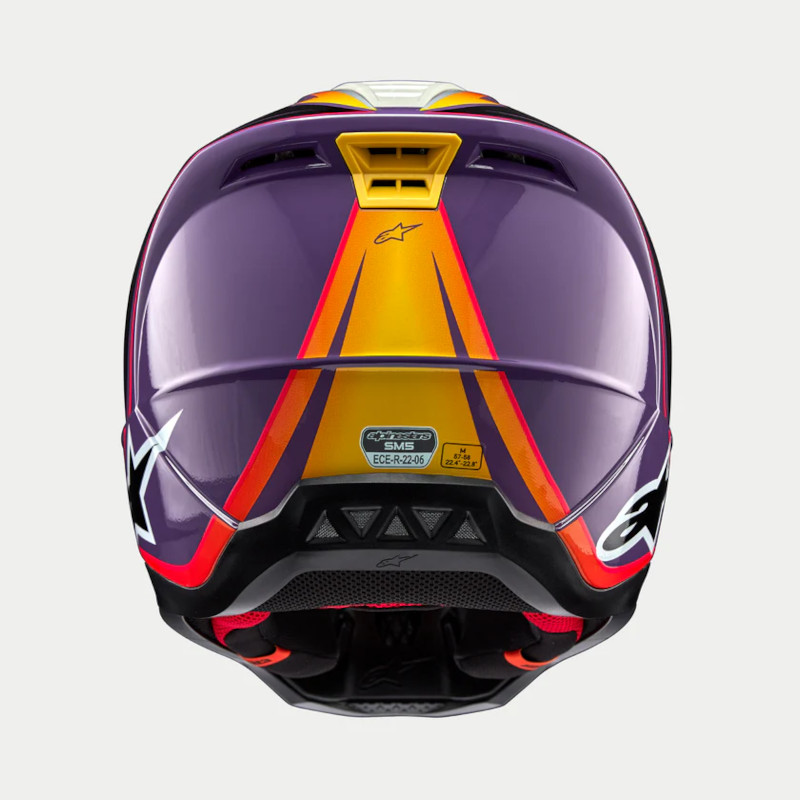 ALPINESTARS S-M5 SAIL HELM ECE 22.06 VIOLETT/SCHWARZ/SILBER