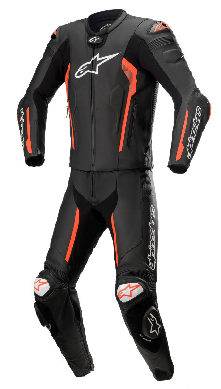 ALPINESTARS MISSILE V2 2PC LEDERKOMBI 2-TEILIG SCHWARZ/FLUO/ROT