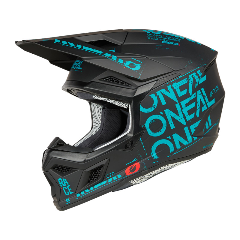 O´NEAL 3SRS 3SERIES STATIC V.25 HELM SCHWARZ/TEAL