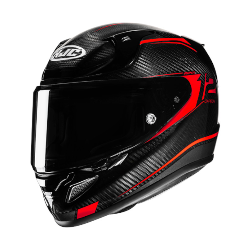 HJC RPHA 12 CARBON KERES MC1 SCHWARZ/ROT