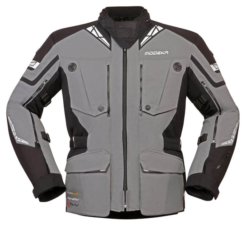 MODEKA PANAMERICANA II JACKE GRAU/SCHWARZ