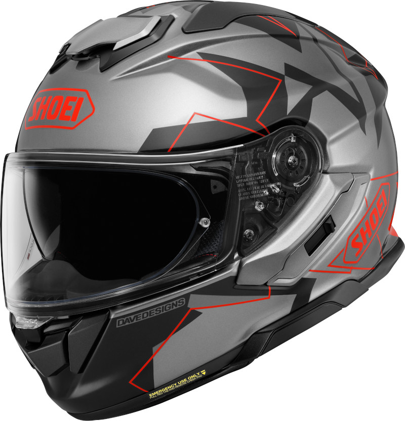 SHOEI GT-AIR 3 MM93 COLLECTION GRIP TC-1 GRAU/ROT SHOEI GT-AIR 3 MM93 COLLECTION GRIP TC-1 GRAU/ROT