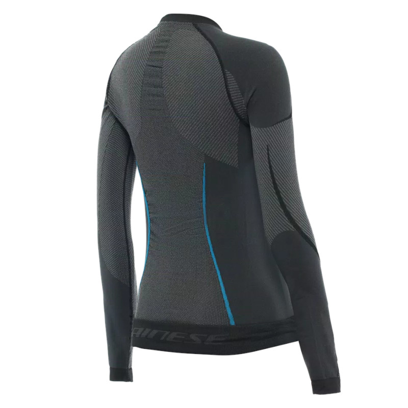 DAINESE DRY LS LADY FUNKTIONSSHIRT SCHWARZ/BLAU