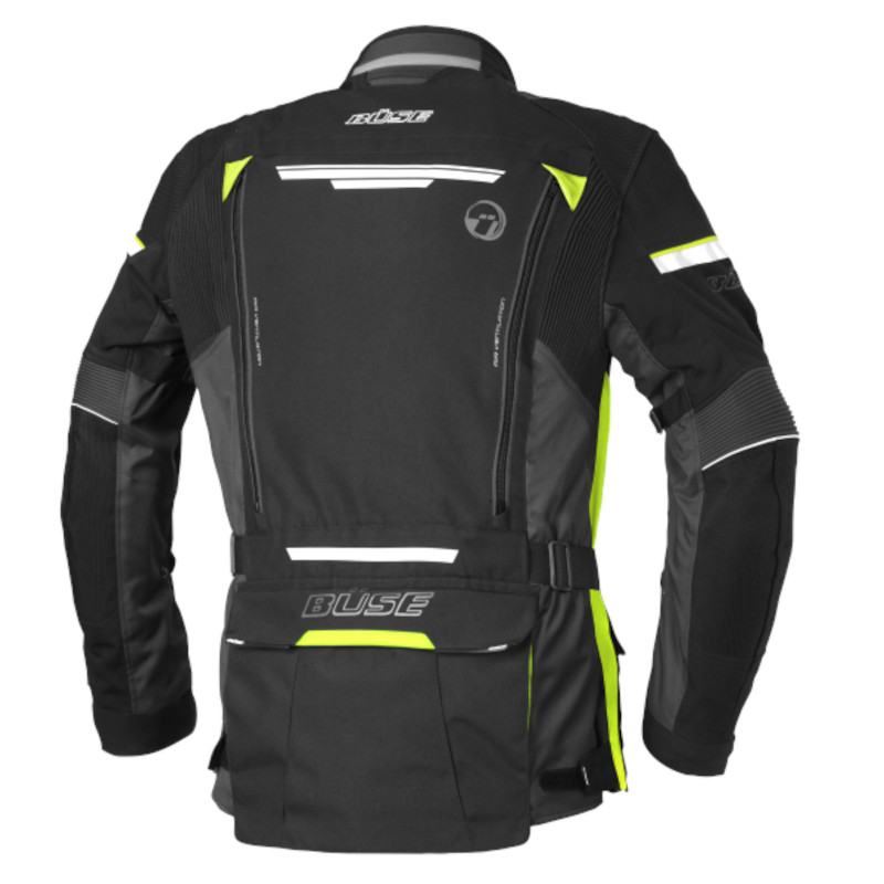BÜSE HIGHLAND III TEXTILJACKE SCHWARZ/NEONGELB