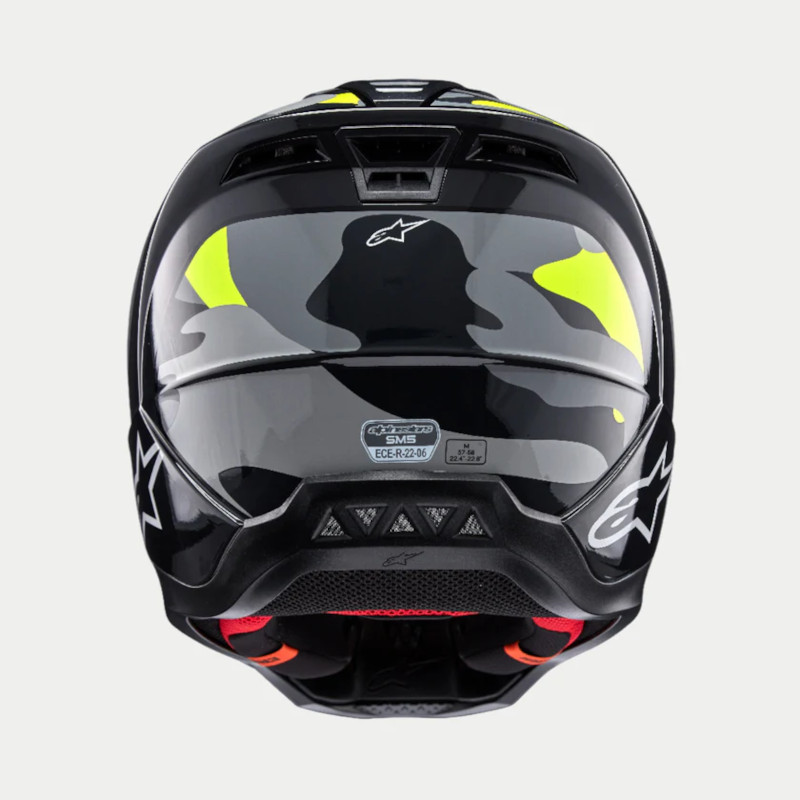 ALPINESTARS S-M5 ROVER 2 HELM ECE 22.06 DUNKELGRAU/FLUO/GELB