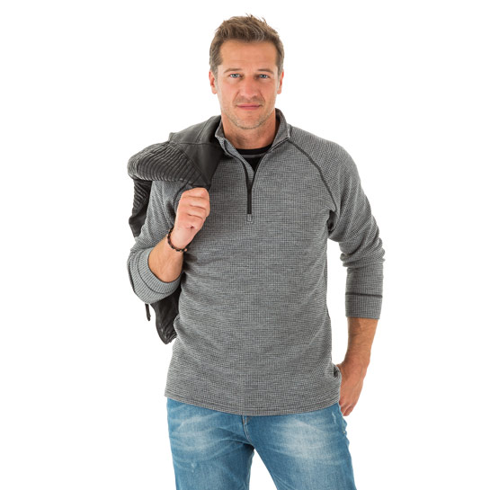 STADLER MERINO PULLI 97636  Farbe PLATIN