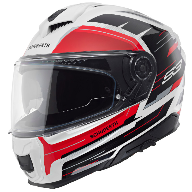 SCHUBERTH S3 APEX WEISS SCHWARZ/ROT/WEISS
