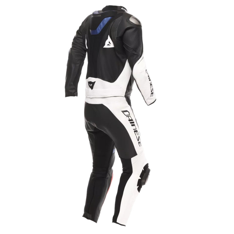 DAINESE DEMON SPRINT 2PC LEDERKOMBI SCHWARZ/WEIß/LAVA/ROT/BLAU