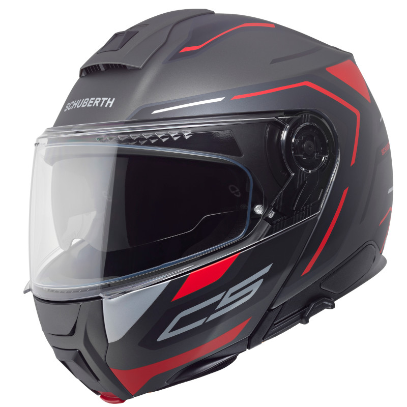 SCHUBERTH C5 OMEGA ANTHRAZIT MATT/SCHWARZ/ANTHRAZIT/ROT
