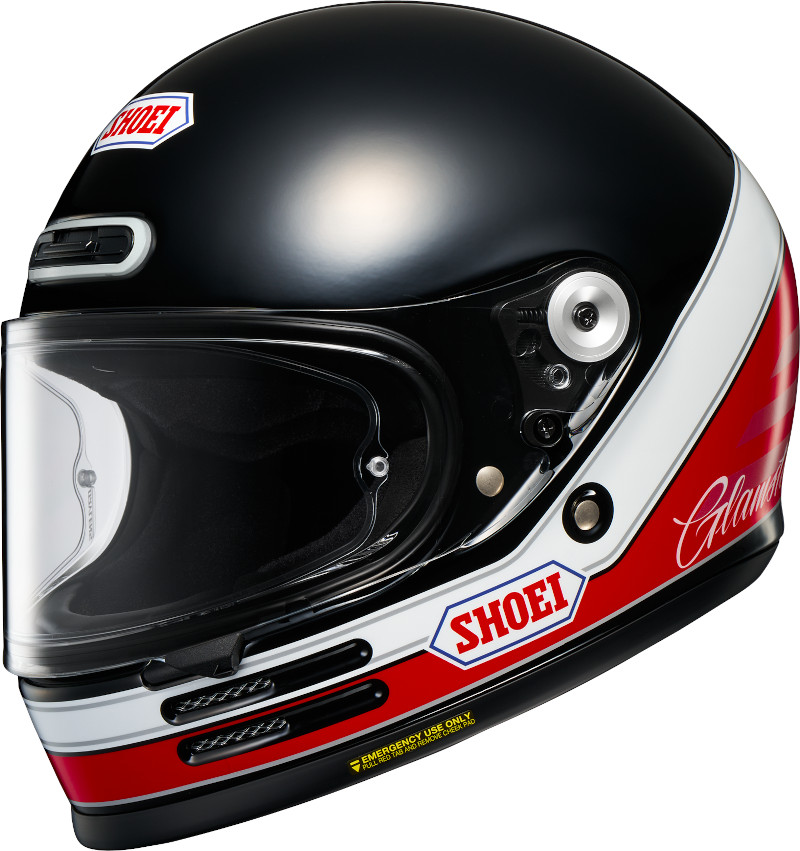 SHOEI GLAMSTER 06 ABIDING TC-1 SCHWARZ/ROT/WEISS