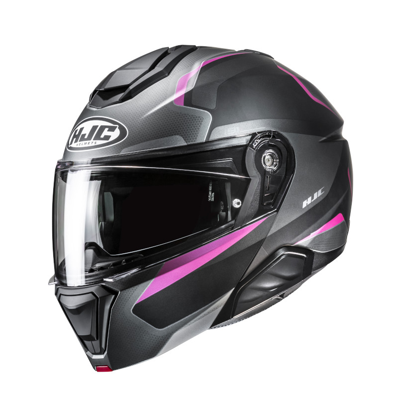 HJC i91 FELIO MC8SF MATT/ANTHRAZIT/SCHWARZ/PINK