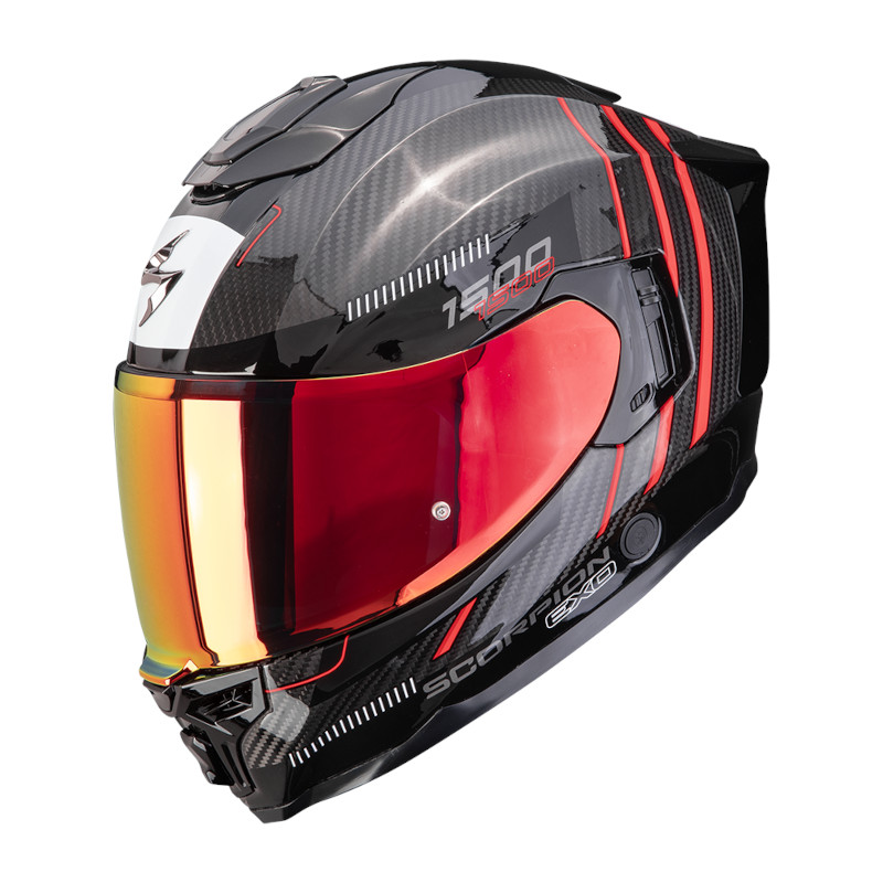 SCORPION EXO-1500 CARBON AIR ZITY SCHWARZ/ROT