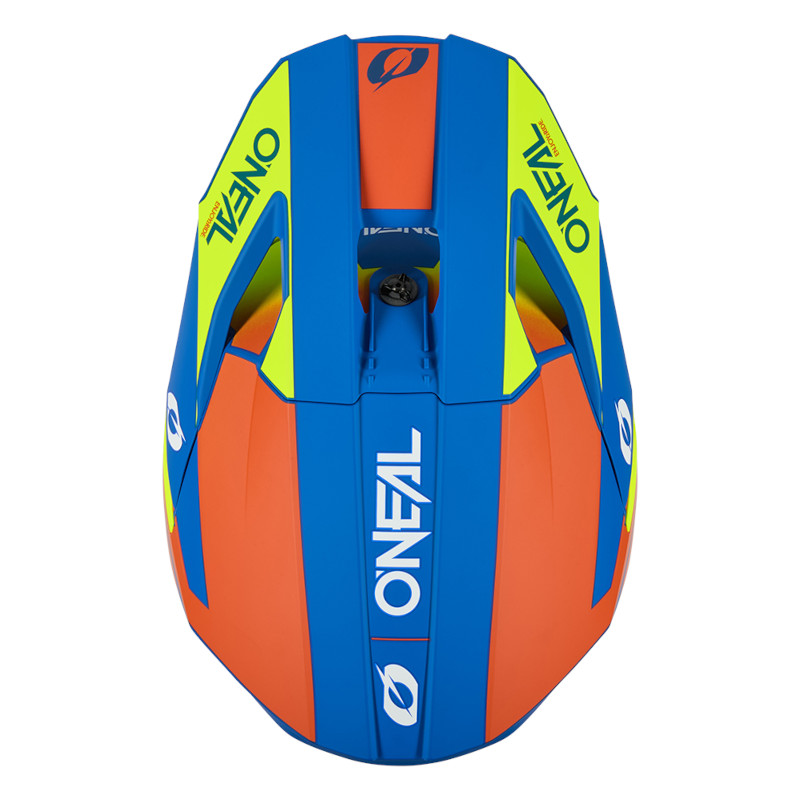 O´NEAL 3SRS 3SERIES SOLID V.26 HELM MATT/BLAU/NEONGELB/ORANGE