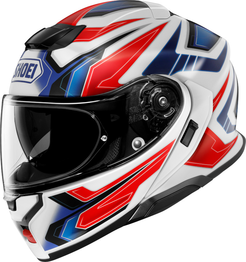 SHOEI NEOTEC 3 ANTHEM TC-10 WEISS/BLAU/ROT