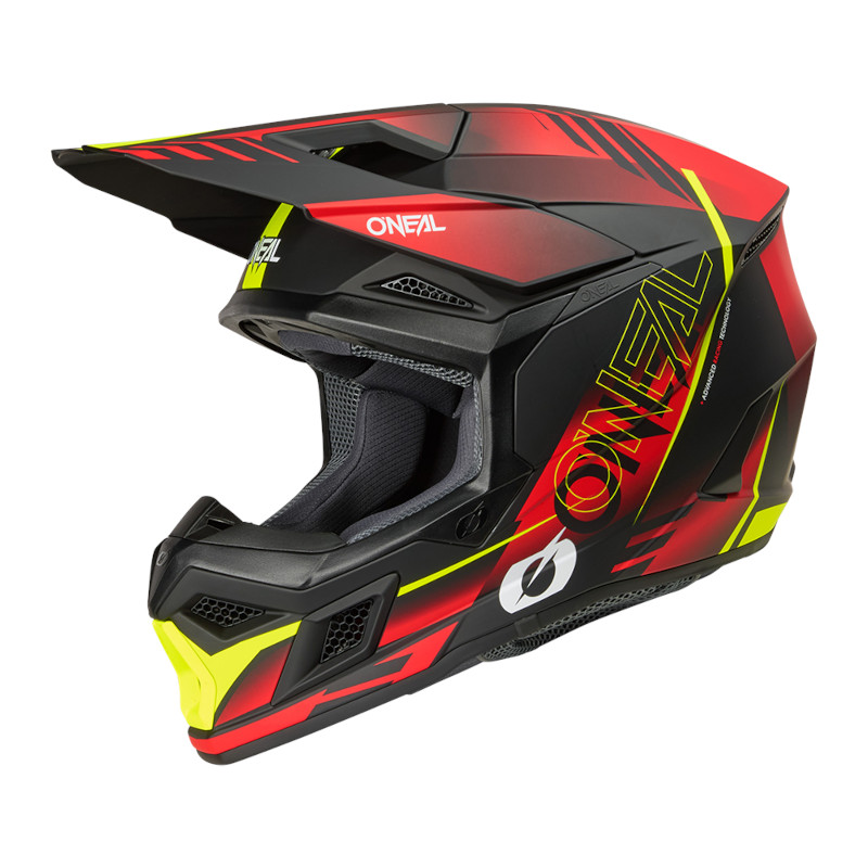 O´NEAL 3SRS 3SERIES HAZE V.26 HELM MATT/SCHWARZ/ROT/NEONGELB