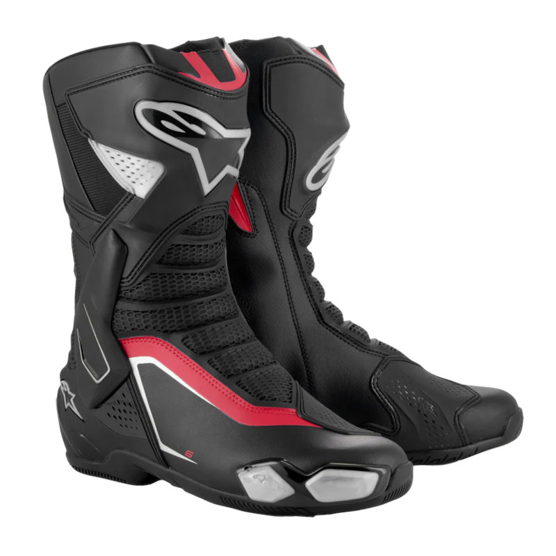 ALPINESTARS SMX-6 V3 SCHWARZ/SILBER/ROT