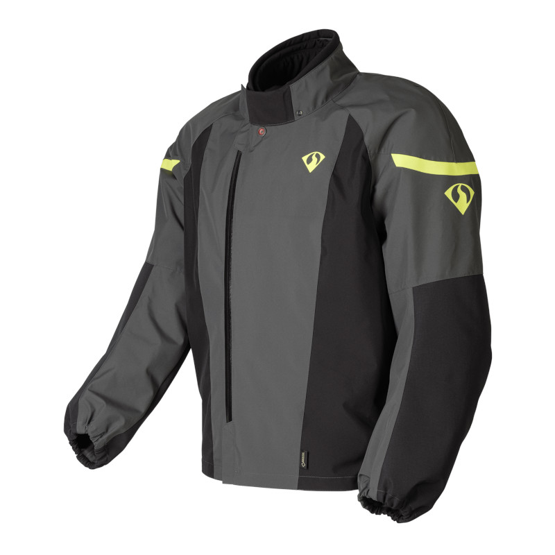 STADLER STORMY GTX GORE-TEX REGENJACKE GRAU/SCHWARZ