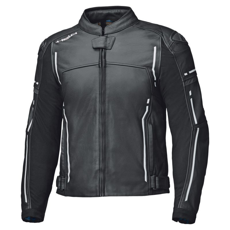 HELD TORVER TOP LEDERJACKE SCHWARZ/WEISS