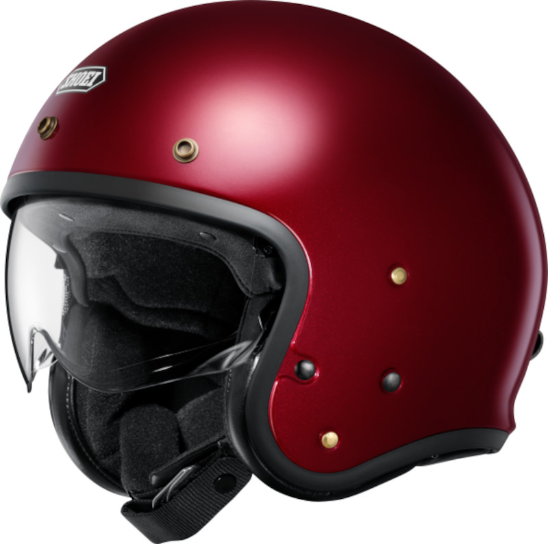 SHOEI J.O2 GARNET ROT/METALLIC
